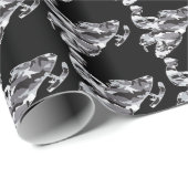 Camouflage Gray Snowmobiler Cadeaupapier (Rol Hoek)