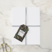 Camouflage Green Birthday Gift Labels Cadeaulabel (Met Touw)