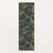 Camouflage Green Brown van het leger Yogamat (Voorkant)