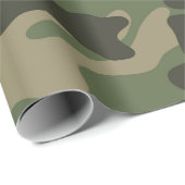 Camouflage Green Camo Army Pattern Cadeaupapier (Rol Hoek)