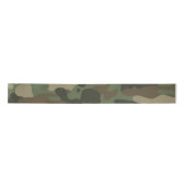 Camouflage Green Camo Army Pattern Satijnen Lint (Voorkant)