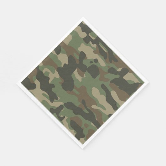 Camouflage Green Camo Army Pattern Servet (Hoek)