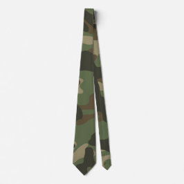 Camouflage Green Camo Army Pattern Stropdas