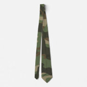 Camouflage Green Camo Army Pattern Stropdas (Achterkant)
