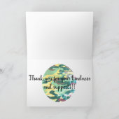 Camouflage Greeting Card Kaart (Binnen)