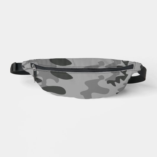 Camouflage Grijze Accessoires Heuptasje (Voorkant)