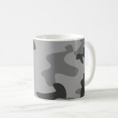 Camouflage Grijze Accessoires Koffiemok (Voorkant rechts)