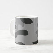 Camouflage Grijze Accessoires Koffiemok (Voorkant links)