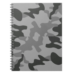 Camouflage Grijze Accessoires Notitieboek