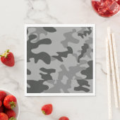 Camouflage Grijze Accessoires Servet (Insitu)
