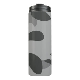 Camouflage Grijze Accessoires Thermosbeker