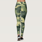 camouflage groen leggings (Achterkant)