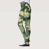 camouflage groen leggings (Links)