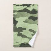 Camouflage groene badhanddoek set bad handdoek (Handdoek)