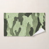Camouflage groene badhanddoek set bad handdoek (Handdoek)