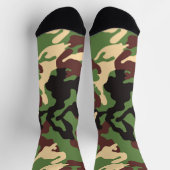 Camouflage groene en bruine sokken (Top)