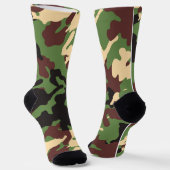 Camouflage groene en bruine sokken (Gebogen)