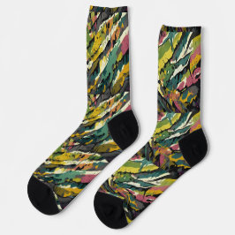 Camouflage grunge patroon sokken