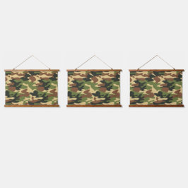 camouflage hangend wandkleed