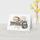 Camouflage Heart Kaart (Gele Bloem)