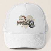 Camouflage Heart Trucker Pet (Voorkant)