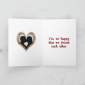 Camouflage Heart Valentijnsdag Feestdagen Kaart (Binnen)