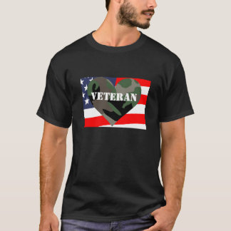 Camouflage Heart Veterans Shirt