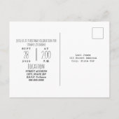 Camouflage Hert Verjaardag Uitnodiging Briefkaart (Achterkant)