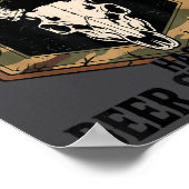 Camouflage herten jagen Mijn stamboom heeft een he Poster (Hoek)