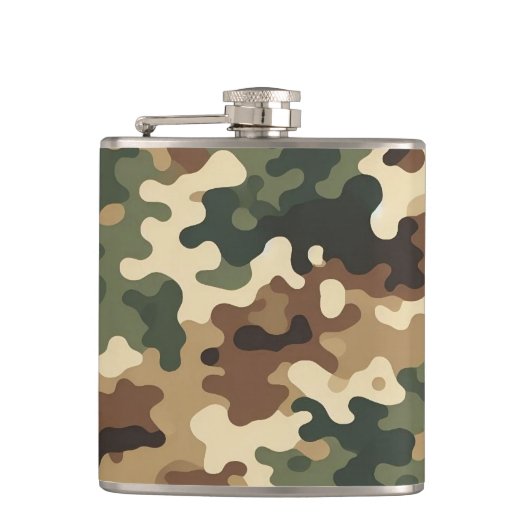 Camouflage Heupfles (Voorkant)
