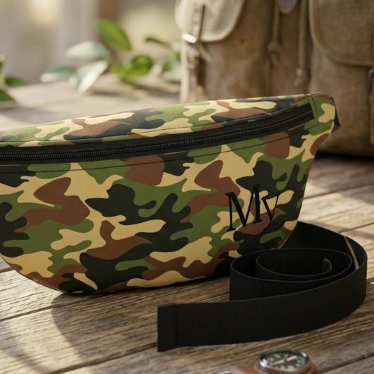 Camouflage heuptas met eigen naam, Urban Heuptasje