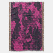 Camouflage hexagonale, militaire textuur achtergro deken (Voorkant Verticaal)