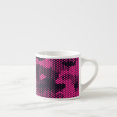 Camouflage hexagonale, militaire textuur achtergro espresso kop (Rechts)