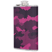 Camouflage hexagonale, militaire textuur achtergro heupfles (Links)