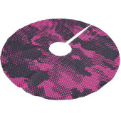 Camouflage hexagonale, militaire textuur achtergro kerstboom rok (Gekanteld)