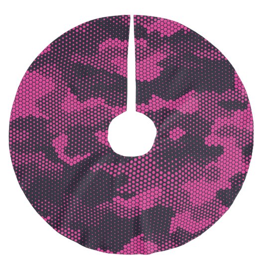 Camouflage hexagonale, militaire textuur achtergro kerstboom rok (Voorkant)
