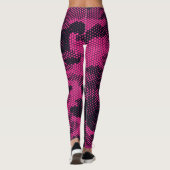 Camouflage hexagonale, militaire textuur achtergro leggings (Achterkant)