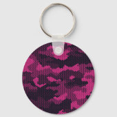 Camouflage hexagonale, militaire textuur achtergro sleutelhanger (Achterkant)