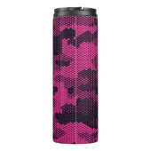 Camouflage hexagonale, militaire textuur achtergro thermosbeker (Achterkant)