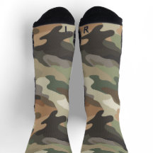 Camouflage High-Performance Athletic Crew