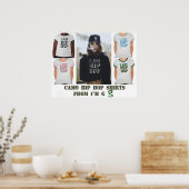 Camouflage Hip Hop Shirten Poster (Keuken)