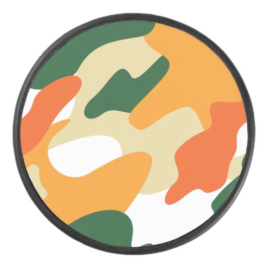 camouflage hockey puck (Voorkant)