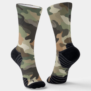 Camouflage hoogwaardige sportkousen sokken