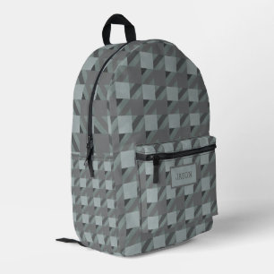 Camouflage Houndstooth Plaid Bedrukte Rugzak