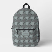 Camouflage Houndstooth Plaid Bedrukte Rugzak (Voorkant)