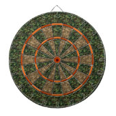 Camouflage Hunter Green Sinaasappel Dartbord (Voorkant)
