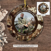 Camouflage Hunter One foto gepersonaliseerd Keramisch Ornament