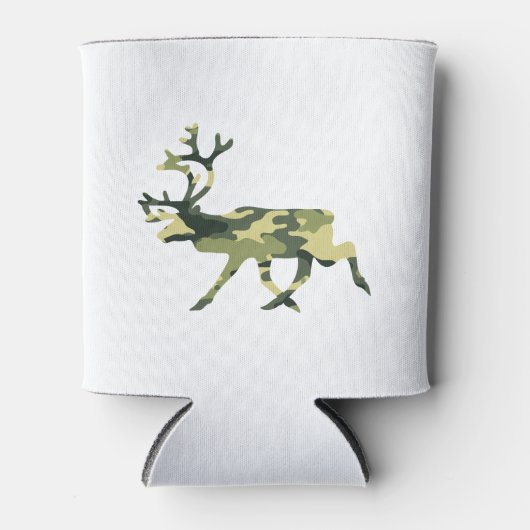 Camouflage in het Caribisch gebied / Camouflage Blikjeskoeler (Voorkant)