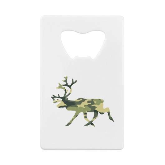 Camouflage in het Caribisch gebied / Camouflage Creditkaart Flessenopener (Achterkant)