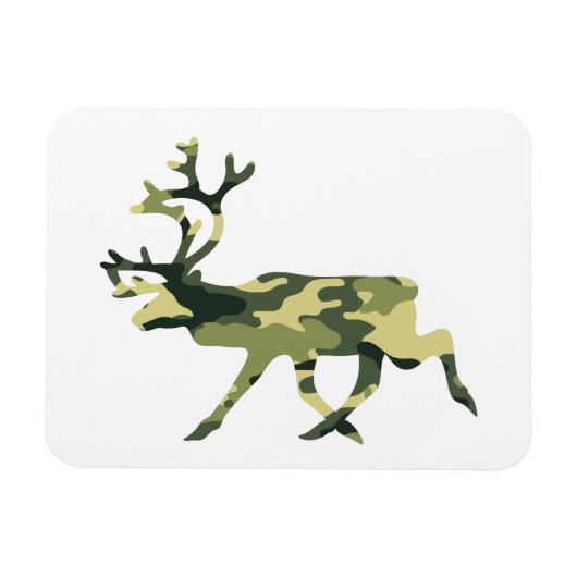 Camouflage in het Caribisch gebied / Camouflage Magneet (Horizontaal)